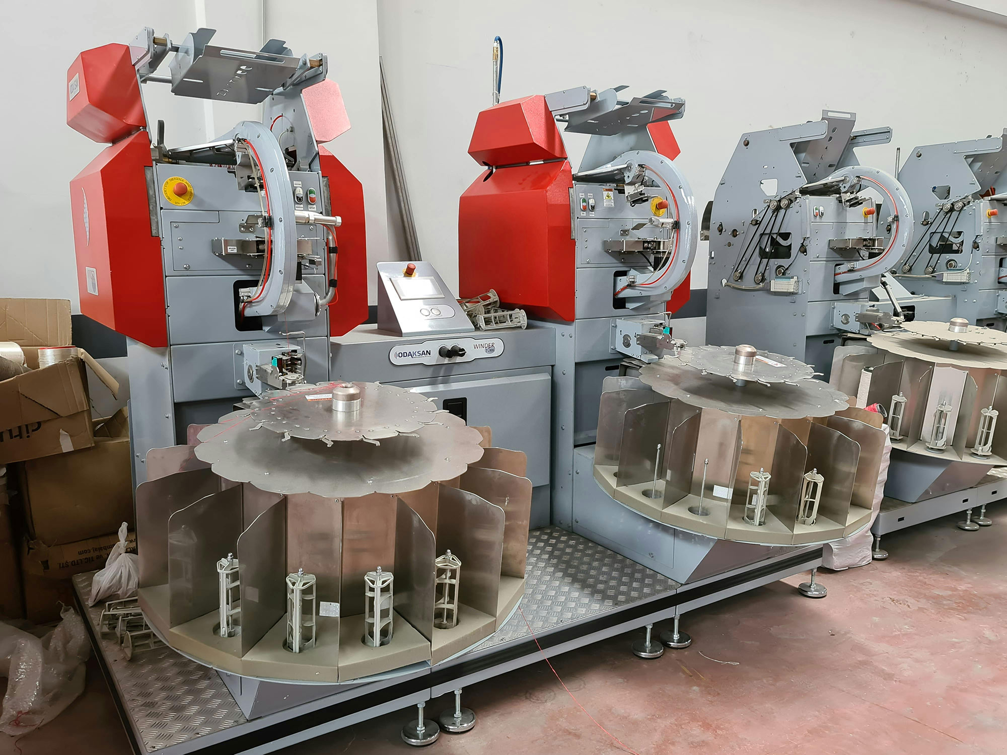 Machines using dry-run bushings and bearings.